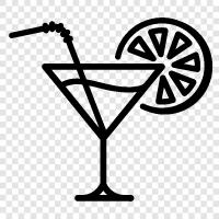 drink, alcoholic, margarita, martini icon svg