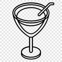 drink, drink recipe, libation, mixed drink icon svg
