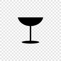 drinking, wine, bottle, flute icon svg