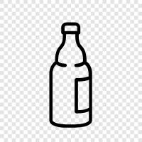 drinking, water, plastic, aluminum icon svg