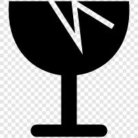 drinking, wine, stemware, flute icon svg