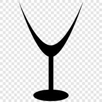 drinking, wine, flutes, stemware icon svg