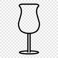 drinking, wine, beverageware, stemware icon svg