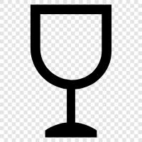 drinking, wine, drink, crystal icon svg