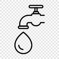 drinking water, tap water, mineral water, bottled water icon svg