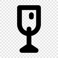 drinking, wine, table, stem icon svg