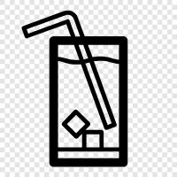 drinking, color, transparent, reflective icon svg