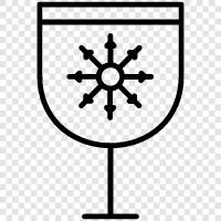 drinking, table, bartop, stemware icon svg