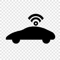 driverless car, selfdriving car, autonomous cars, car autonomy icon svg