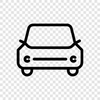 Auto fahren, Auto, kaufen, verkaufen symbol