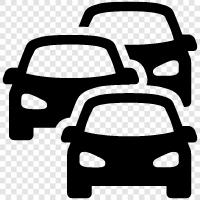 driving, vehicles, traffic congestion, transportation icon svg