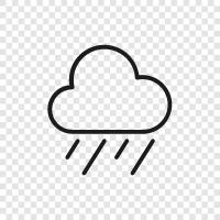 Drizzle, Puddle, Mist, Shower icon svg