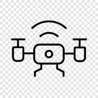 Drohne, Quadcopter, Oktocopter, Hexacopter symbol