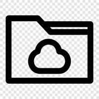 Dropbox, Google Drive, Cloud Folder icon svg