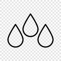 droplet, precipitation, rain, shower icon svg