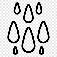 droplet, rain, shower, bucket icon svg