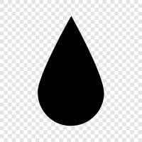 droplet, drizzle, dribble, drip icon svg