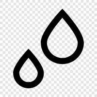 droplet, rain, dew, mist icon svg