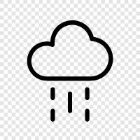 droplets, weather, forecast, storm icon svg