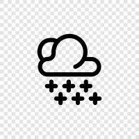 droplets, precipitation, weather, gloomy icon svg