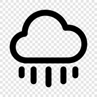 droplets, precipitation, meteorology, weather icon svg