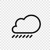 droplets, humidity, precipitation, weather icon svg