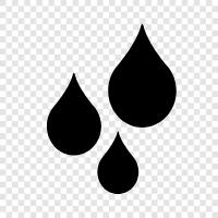 droplets, rain, rainfall, tap icon svg