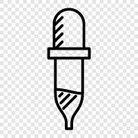 dropper, syringe, measuring spoon, pipette icon svg