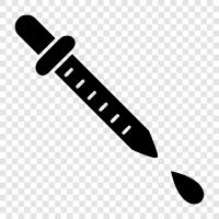 dropper, pipette tips, dropper tips, measuring pipette icon svg