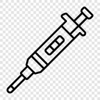 dropper, syringe, pipette tips, pipetting icon svg