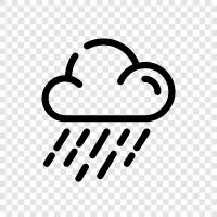 drops, precipitation, weather, atmosphere icon svg