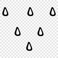 Drops, Thunder, Cloud, Sky icon svg