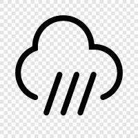 drops, falling, showers, thunderstorms icon svg