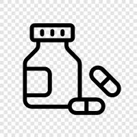 drug, prescription, overdose, side effects icon svg