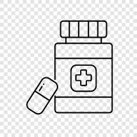 drug, prescription, over the counter, side effects icon svg