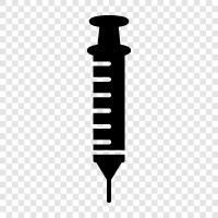 Medikamente, Nadeln, Behandlungen, Syringe symbol