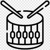 Drum, Percussion, Music, Music Education icon svg