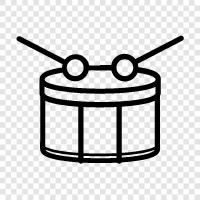 Drum Set, Drummer, Percussion, Music icon svg