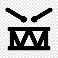 Drumming, Beats, Music, Percussion icon svg