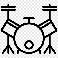 Drumming, Percussion, Party, Music icon svg