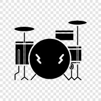 drums, percussion, band, orchestra icon svg