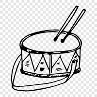 drums, percussion, percussion instruments, rhythm instruments icon svg