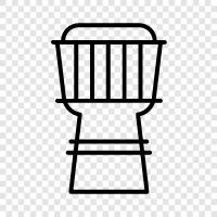 drums, percussion, African, Congolese icon svg