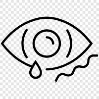 dry eye syndrome, ocular dryness, Sjogrens syndrome, dry eye icon svg