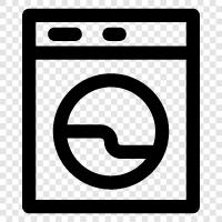 Dryer, Laundry, Clothes, Washing Machine icon svg