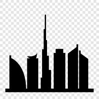 Dubai, City of Gold, Gold, Residence icon svg