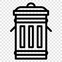 dump, recycle, bin icon svg