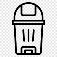 Mülldeponie, Recycling, Lagerung, Müll symbol