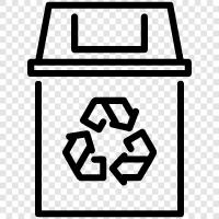 Müll, Recycling, Müllsammeln, Mülleimer symbol