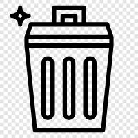 dump, recycle, garbage, waste icon svg